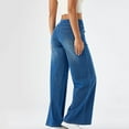 thumbnail image 6 of Tawop Womens Jeans Wide Leg Jeans High Rise Barrel Jeans Multiple Pockets Baggy Jeans, 6 of 6