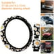 thumbnail image 5 of Funda para volante de coche Antideslizante con estampado de margaritas Protector de volante sin anillo interior Universal 37-38cm Juego de fundas de volante suaves y transpirables para Auto Trucks SUV, 5 of 11