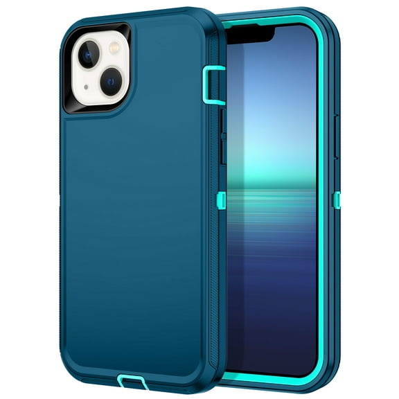 Petocase for iPhone 15 Plus Case Shockproof Dust/Drop Proof 3-Layer Full Body Protection [Without Screen Protector] Rugged Heavy Duty Durable Cover Case for iPhone 15 Plus 6.7" 2023,Green