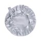 thumbnail image 1 of Yuarrent Gorro de dormir para adultos, gorro térmico ajustable para el cuidado del cabello, gorro portátil para dormir de pelo largo, para el Juegos de accesorios de baño Gris-plata tamaño libre, 1 of 6