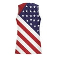 thumbnail image 4 of WAENQINLA Men's Graphic Tank Tops Summer American Flag Stripes and Stars Sleeveless Beach Shirt Big and Tall Sports Gym Workout T-Shirt, 4 of 4