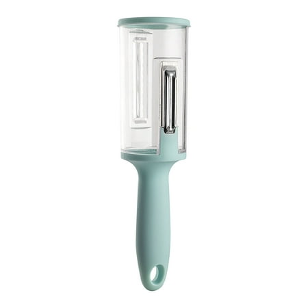 

SQUARE CARMEN Multifunctional Storage Type Peeling Knife Household Anti-splash Fruit And Vegetable Peeler Blue C