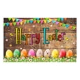 thumbnail image 2 of Aqestyerly Easter Backdrop Decorations-Wrinkle-Resistant Polyester Fabric Easter Party Photo Booth Background for Indoor Outdoor Spring Celebrations-4X6Ft Reusable Easter Scene Arrangement (Ch, 2 of 6