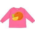 thumbnail image 3 of Inktastic Orange Fruit Boys or Girls Long Sleeve Toddler T-Shirt, 3 of 5