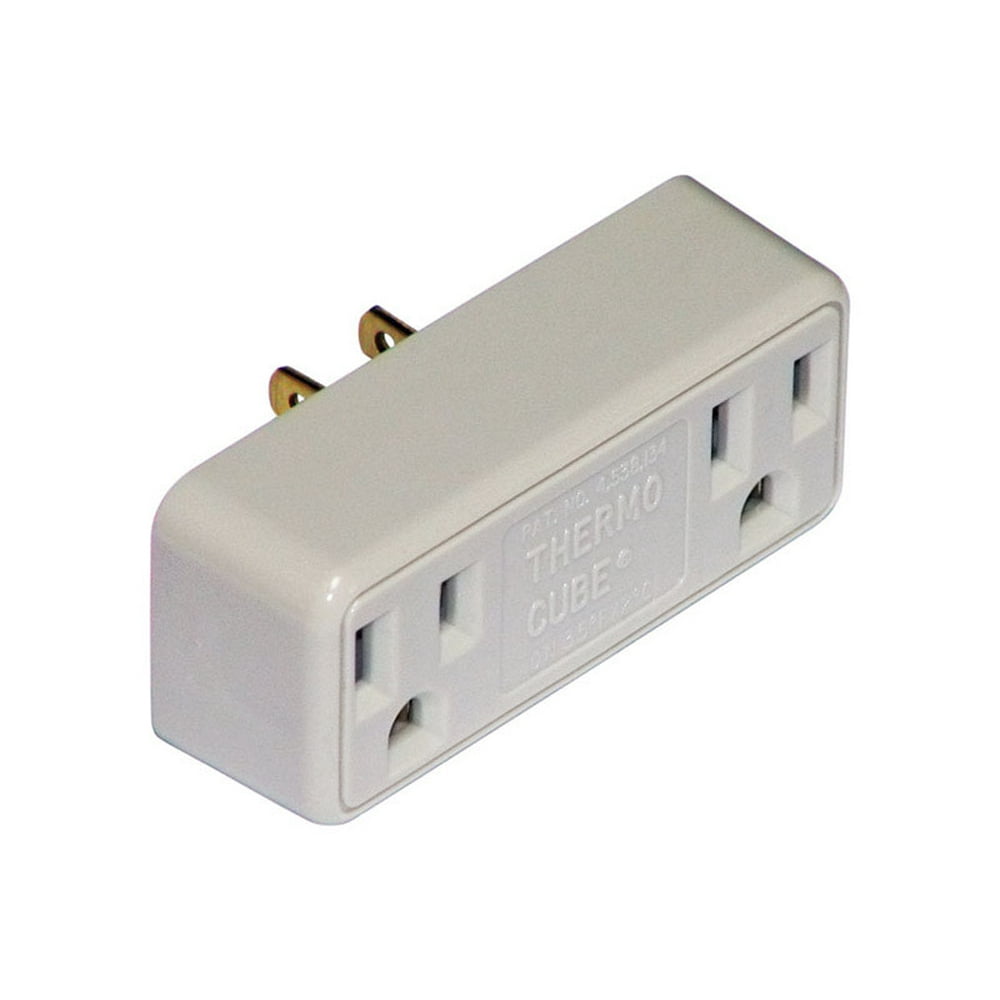 Thermocube NonPolarized 2 outlets Outlet Converter Surge Protection 1