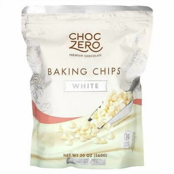 ChocZero - Baking Chips No Sugar Added White Chocolate - 7 oz.