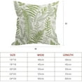 thumbnail image 5 of Green Leaf Plant Pillow Covers 16X16 Inch Herbs Botanical Fern Vintage Leaves Floral Decorative Pillow Cases Set of 2 Cotton Linen Throw Pillows Farmhouse Home Decor For Sofa Couch Cushion Outdoor, 5 of 6