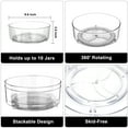 Lazy Susan Kitchen Carousel 2 Turntables for Round Plastic