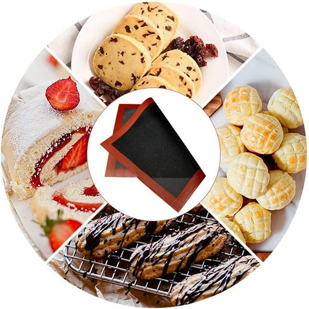 Tapis de cuisson pour biscuits en silicone micro-perforé Tapis de