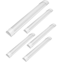 CSPP 5Pcs 2ft LED Shop Light Fixture, 20W LED Wraparound Light, 2400Lm, 6500K Cold White, 60cm 23.6inch, Garage, Home, No Plug, No Ground Wire