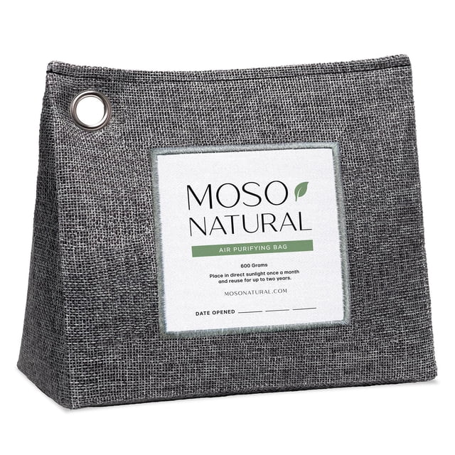 Bolsa purificadora de aire Moso Natural, 600 g, carbón de bambú, 600 ml