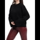 thumbnail image 3 of Suéteres de Cuello Redondo para Mujer, Conjuntos de Otoño, Tops de Punto Acanalado de Larga A Negro S, 3 of 10