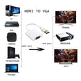 thumbnail image 4 of HDMI to VGA, Gold-Plated DP to VGA Adapter (Male to Female) Compatible for Lenovo, Dell, HP, ASUS, 4 of 9
