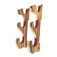 thumbnail image 3 of Blinkol Support Mural pour Épée en Bois pour Objets de Collection Samouraï Flûte 3 Niveaux Rembourré, 3 of 9