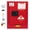 8 gal red, variant on Flammable Safety Cabinet, 35" Double-Walled Steel Fireproof Cabinet with 3-Point Lock, 24 Gal, Yellow Industrial Chemical Storage Cabinet for Lab, Workshop, Garage
