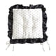 thumbnail image 1 of Cojín para silla con volantes, bonito, antideslizante, portátil, práctico y cómodo. Puntos de color albaricoque, 1 of 7