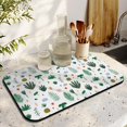 thumbnail image 3 of Washable Rubber Colorful Floral Dish Drying Mats for Kitchen Counter Home Large Coffee Bar Pad Accessories and Decor for Utensils Stemware 19.5''x12'', 3 of 7