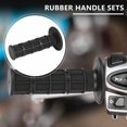 thumbnail image 3 of Puños de manillar de motocicleta Scooter 24 mm Goma Motocross Negro, 3 of 5