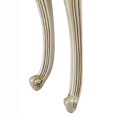 thumbnail image 4 of Joss 58 Inch Console Table, Genuine Marble Top, Antique White, Champagne, 4 of 5