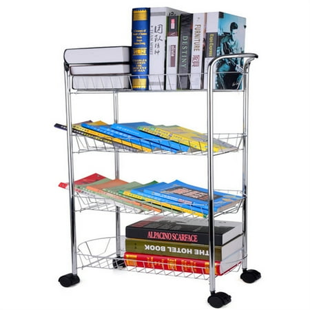 3 Tier Metal Kitchen Vegetable Food Storage Trolley Shelf Cart