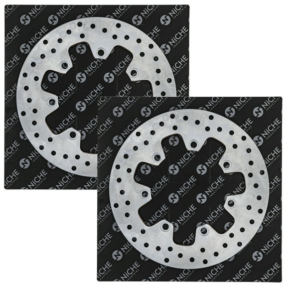 Niche Front Brake Rotor Set for Kawasaki Vulcan 500 41080-1127 41080-1268-CM 519-CRT2303R