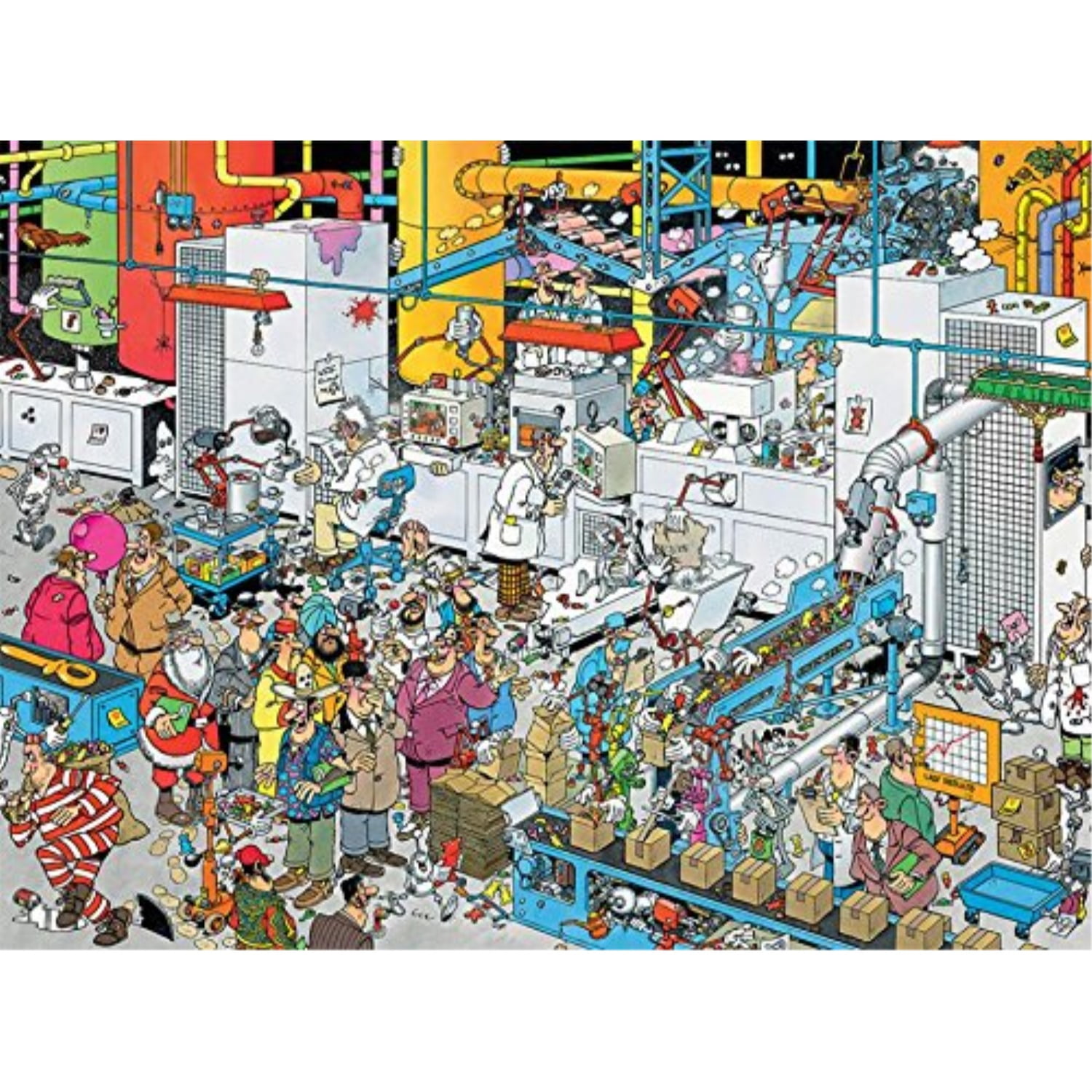 Verslagen Pessimist Schema ceaco crowd pleasers collection by jan van haasteren candy factory puzzle  (1000 piece) - Walmart.com