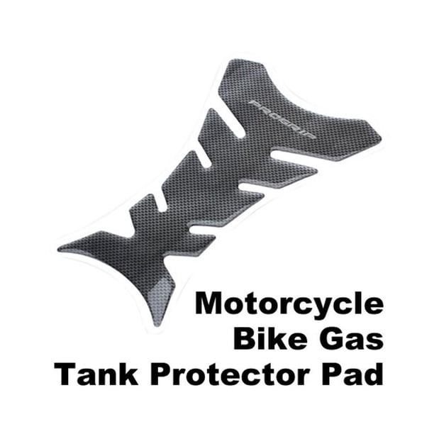Universal motocicleta pegatina calcomanía Gas aceite combustible tanque Pad Protector negro Ndcxsfigh Accesorios para autos y motos