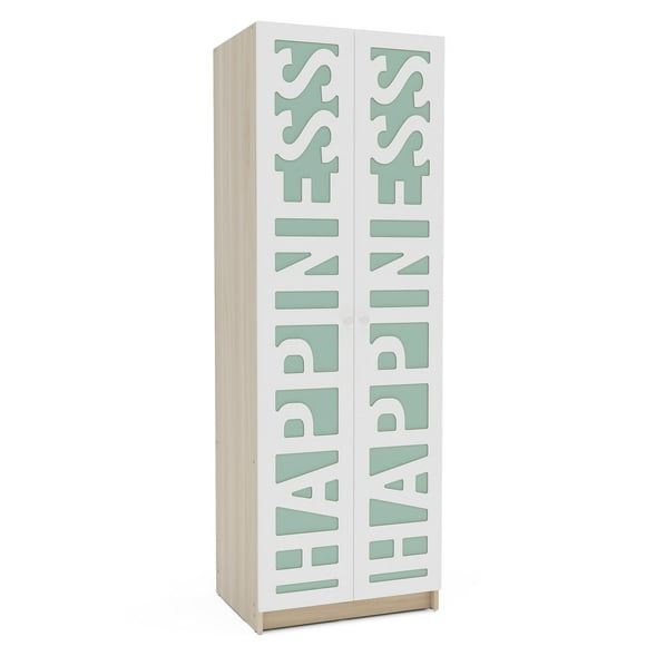 Ropero Bossa armario 2 puertas 2 cajones Interiores Comic blanco