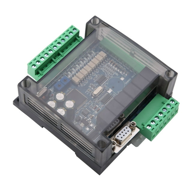 Controlador Programable PLC, DC24V Controlador Lógico Programable de Control PLC FX3U-14MR 8 Entradas 6 Salidas Circuitos Lógicos Programables Industriales ANGGREK Otros