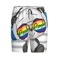 thumbnail image 4 of Fotbe Panda with Sun glasses Pajama Shorts for Men, Men's Pajama Bottoms, Sleepwear,Short Pajama Pants-4X-Large, 4 of 9