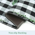 thumbnail image 5 of Kitchen Mats for Floor Set of 2, Spring Leaf Kitchen Rugs, Cushioned Anti Fatigue Mats for Kitchen Floor Mat, Kitchen Floor Mat, Buffalo Plaid Kitchen Rug and Mats Non Skid Waterproof, 5 of 6