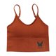 thumbnail image 1 of Sonducket Sujetador deportivo para mujer, lencería, ropa interior de algodón, transpirable, ajustable, para Yoga, Fitness, correa, Bralette Ropa interior naranja, 1 of 1