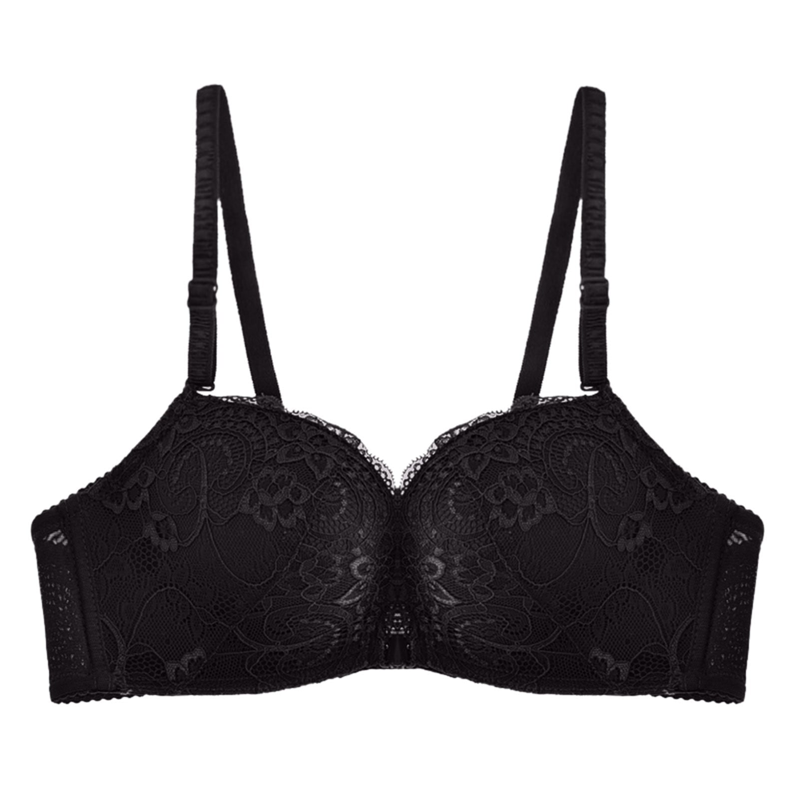 Kmart Co-ordinated Lace Push Up Bra-Black Size: 16B, Price History &  Comparison