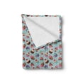 thumbnail image 2 of Cupcake Soft Flannel Fleece Throw Blanket, Home Bakery Theme Pastry Cakes Calligraphy with Polka Dots Ornaments Yummy, Cozy Plush for Indoor and Outdoor Use, 60" x 80", Multicolor, by Ambesonne, 2 of 6