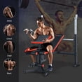 thumbnail image 4 of Topcobe Adjustable Olympic Weight Bench for Home Gym Full-body Workout and Strength Training, Standard Weight Bench, 4 of 9