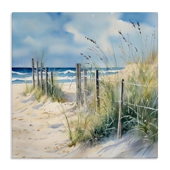 Stupell Industries Breezy Seaside Grasses Canvas Wall Art, design by LSR Design Studio, 36 x 36