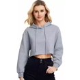 thumbnail image 1 of Sudadera Ombliguera Crop Top Con Capucha De Moda Y Sencillo, 1 of 7