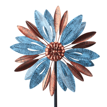 52.36 Inch Wind Spinner 360 Degree Wind Spinners Outdoor Metal Windmill with Double Wind Sculpture Suitable for Patio,Lawn,Garden Yard Art Decor