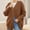 Brown, variant on Women's 2023 Fall Casual Long Sleeve Open Front Knit Sweater Cardigans Coat Outwear With Pockets Women Sweater Coats And Jackets Fuzzy Coat Cardigan for Kitchen plus Size Sweater Dress 3x