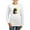 White, variant on CafePress - C Blk Sunflower Women's Long Sleeve T Shirt - Women's Long Sleeve Graphic Casual T-Shirt