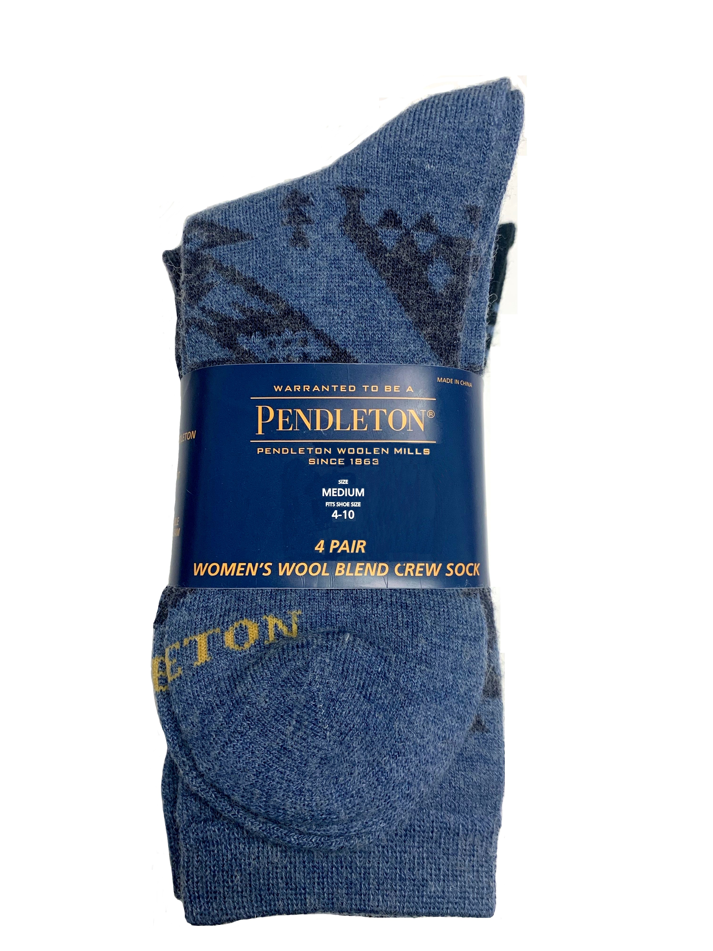 Pendleton Pendleton Women's Crew Socks 4 Pack Medium Shoe Size 410