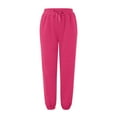 thumbnail image 6 of Hontri Womens Khaki Pants Clearance! Women's Bottom Sweatpants Joggers Pants Workout High Waisted Yoga Pants with Pockets 100% Cotton Pants for Women, 6 of 8