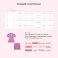 thumbnail image 6 of Doomiva Kids Shiny Jazz Disco Outfit Hip Hop Dance Peplum Top with Shorts Set for Hip-hop Cheerleading Hot Pink 3-4, 6 of 6