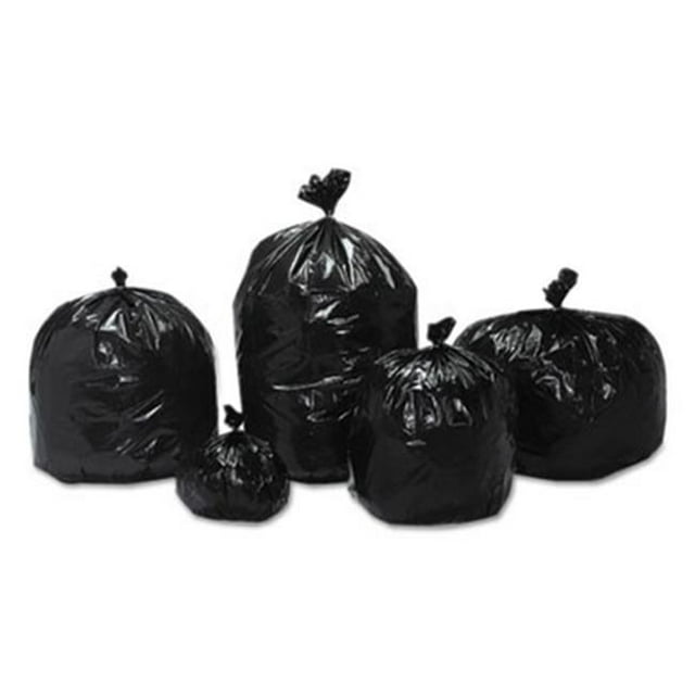 50 in. Skilcraft Recycled Content Trash Can Liners, Brown & Black