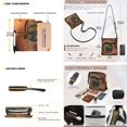 thumbnail image 2 of ZUXONGSY Abstract Horse Print Stylish Crossbody Hobo Purse & Wallet Set for Women, PU Leather Satchel with Adjustable Strap for Travel & Daily Use, 2 of 5