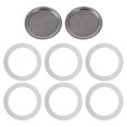 thumbnail image 1 of Anneaux d'Étanchéité de Remplacement pour Machine à Café Bialetti 6 Tasses avec Filtres Lot de 6, 1 of 4
