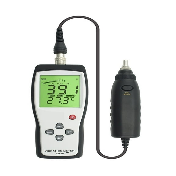 Digital Vibration Meter 10HZ~1KHZ 0.1~199.9m/s High Precision Vibration Measurer Tester Gau Analyzer ,Easy to Operate