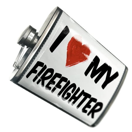 

NEONBLOND Flask I Love my Firefighter