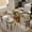 Clear, variant on POVISON-Hobart - Round Glossy Sintered Stone Dining Table