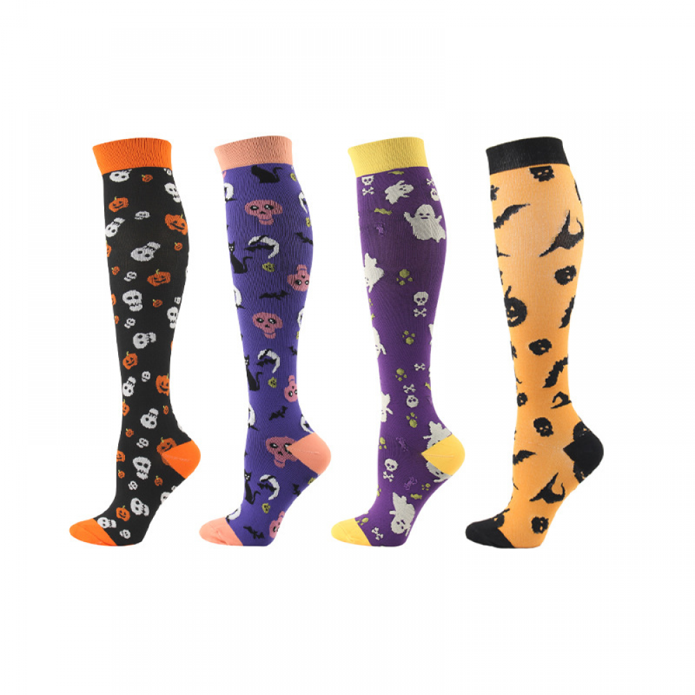 Rush 4 Pairs SmallMedium Compression Socks (1520mmHg) for Men & Women